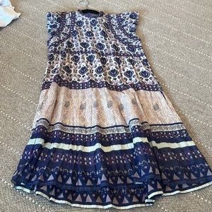 Sea size small purple pattern dress